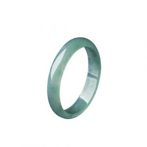 Bague en Jade naturel pour femmes et hommes, vert clair, porte-bonheur, certifiée, fine, bijoux simples, cadeau(18mm) (mengyusi, neuf)