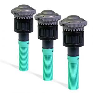 Lot de 3 Buse rotative RainBird R-VAN-RCS - Rain Bird Buses à frange - Buse d'angle droite - Portée 1,5 à 4,6 m - Buses pour diffuseurs/arroseur Rain Bird (Global Network century, neuf)