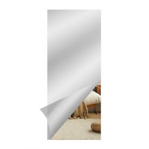 Miroirs muraux en Plastique Flexible, Feuilles de Miroir Auto-adh&eacute;sives pour d&eacute;coration Murale de la Maison, 200 x 60 cm 0,1 mm d'&eacute;paisseur Flexibles Autocollant sans Verre (GreenandHouse, neuf)