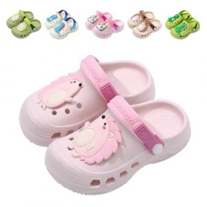 Mules Sabots Enfant Dinosaure Sandales de Plage &Eacute;t&eacute; pour Fille Gar&ccedil;on Clogs Rose 190 EU 29-30 (Hi-top, neuf)