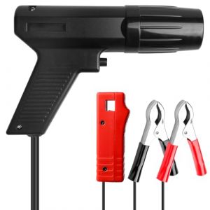 Pistolet &agrave; lumi&egrave;re d'allumage, lampe stroboscopique, allumage 12 V, pistolet d'allumage avec lumi&egrave;re, lampe de r&eacute;glage d'allumage, pistolet &agrave; flash, pour voiture, moto, moteur &agrave; essence marin, noir (RAMONISA SHOP, neuf)