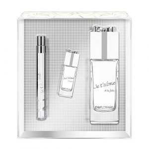 JE T'AIME A La Folie Coffret Cadeau pour Femme Eau de Parfum 100 ml + Miniature 10 ml + Vapo de Sac 12 ml • EVAFLORPARIS (Parcolux, neuf)