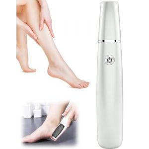 Rapeuse Pieds électrique,Rapeuse Pieds Electrique Puissante, Ponceuse Pieds Electrique,Râpe électrique Pied,Rape Pied,Soin Pieds Peau Neuve,Soin des Pieds pour Femmes Hommes Pédicures (Blanc) (9suYzi, neuf)