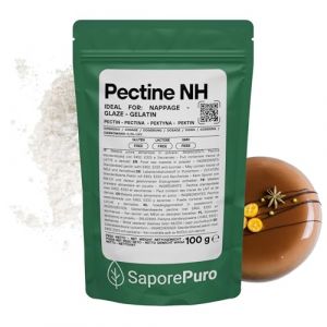 SaporePuro – Pectine NH 100 g | Idéale pour Nappage, Glaçages et Gelées | Haute Polyvalence, Soluble dans l’Eau, Sans Gluten (Gioia Group S.r.l., neuf)