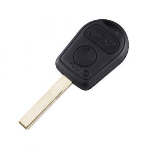 PHONILLICO Coque Clé pour BMW E31 E32 E34 E36 E38 E39 E46 Z3 Z4 X5 X3-3 Boutons - Plip télécommande avec Lame (Phonillico, neuf)