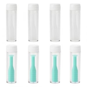 8 Pi&egrave;ces Ventouses Applicateur Extracteur Lentille, Aide A l'insertion des Lentilles Ventouse Lentille Dissolvant Silicone Avec &Eacute;tui de Protection pour Contact Rigides RGP et Souples (Erfushangmao, neuf)