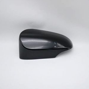 Convient pour To-yota Yaris 2012 2013 2014 2015 2016 2017 2018 2019 Couvercle de r&eacute;troviseur ext&eacute;rieur Coque de r&eacute;troviseur lat&eacute;ral de porte d'aile, noir gauche (Funuo1558, neuf)