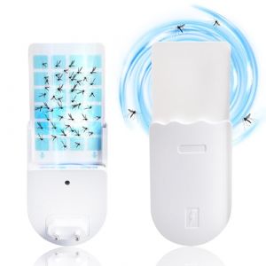 Pi&egrave;ges &agrave; Mouches D'int&eacute;rieur, 1Appareils et 5 Recharge, Anti Moucherons Pi&egrave;ge Lumineux, Prise Anti Moucheron, Prise Insectes Lumi&egrave;re Bleue, Anti Moucheron Interieur pour Moustique Moucherons, Mites (Yerrich, neuf)