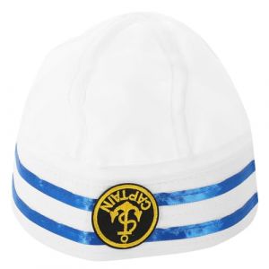 iplusmile Chapeau De Marin Blanc &agrave; Bord Roul&eacute;, Polyester L&eacute;ger Et R&eacute;sistant, Chapeau De Capitaine Adulte Unisexe, Pour F&ecirc;te Nautique, Cosplay Et Sorties En Plein Air, Taille Unique Ajust&eacute;e (Dawkinshall, neuf)