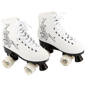FunTomia Patins à roulettes/Disco Roller dans différentes Tailles 30-42 (Blanc, 36) (S+S Sportartikel GmbH, neuf)