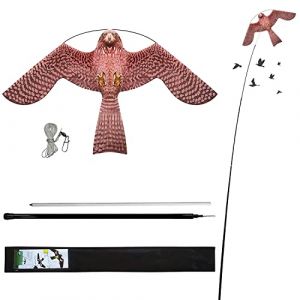 Laptony Cerf-Volant Anti-Oiseaux - Protection de la Ferme - avec Manche télescopique de 6 m (qiaoliang123, neuf)