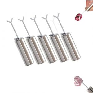 Lot de 5 aimants en forme de cœur pour vernis gel œil de chat – Outil de nail art magnétique avec guide en forme de Y pour manucure à domicile et salon de manucure | Antirouille et durable (5 pièces) (zhangzengquan, neuf)