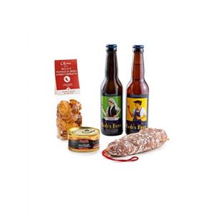 BOX APÉRO BIÈRES ET SAUCISSON BASQUE (PETRICORENA, neuf)