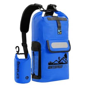 IDRYBAG Je Sac Sec Sac Sec Sac à Dos étanche Flottant 20l/30l/40l, Sacs secs Forme de Sac à Dos étanche, Sac Sec Sac étanche Kayak (iDrybagDirect, neuf)