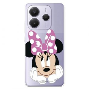 Coque compatible avec Xiaomi Redmi Note 14 5G Officielle Disney Minnie Dreams Coque en silicone transparent souple sous licence officielle Disney Classic (La Casa de Las Carcasas, neuf)