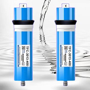 Membrane RO d'osmose inverse Remplacer Purificateur Filtre &Agrave; eau Ro, 200 300 400 600 GPD Membrane D'osmose Inverse, &Eacute;l&eacute;ment Filtre &Agrave; Eau Domestique &Agrave; Osmose Inverse (3013-400 GPD, 2pcs) (Dsongo, neuf)