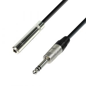Adam Hall Cables 4 STAR BOV 0600 - Rallonge Casque Jack 6,35 mm stéréo vers Jack 6,35 mm stéréo 6 m (prozic, neuf)
