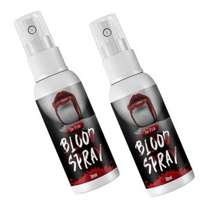 MERRYHAPY 2pièces Fake Blood Spray Faux Halloween Pour Maquillage Horrifique Spéciaux Et Fêtes (Tanomi, neuf)