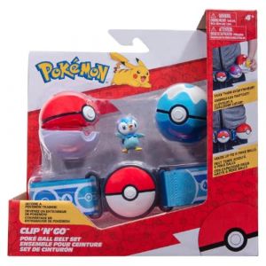 Pok&eacute;mon Clip 'N' Go Poke Ball Belt Set (Quaxly with Pok&eacute; Ball, Dive Ball & Water Themed Belt) W16 (MASTER OF TOYS ( ?? Exp&eacute;die sous 24H MAXI ), neuf)