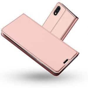 Coque iPhone XR,Radoo Ultra Mince en Cuir PU Premium Housse &agrave; Rabat Portefeuille Coque &Eacute;tui de Protection Bumper Folio &agrave; Clapet avec [Fente pour Carte] pour Apple iPhone XR 6.1 Pouces (Or Rose) (Youcente, neuf)
