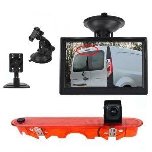 EnruigeOK Kit de cam&eacute;ra de recul pour Feux de Stop Grand Angle pour Renault Kangoo 2007-2021 Mercedes-Benz Citan 2012-2021 Cam&eacute;ra de recul pour Feux de Stop (Moniteur 5") (EnRuiGe, neuf)