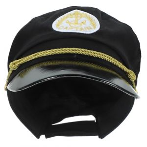 FRCOLOR Chapeau de Capitaine Coton Respirant pour Gar&ccedil;on Fille Accessoire de Costume Marin pour F&ecirc;tes Cosplay et &Eacute;v&eacute;nements Nautiques (Laners, neuf)