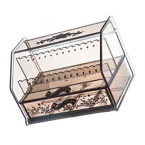 NIYANGLE Organisateur de Maquillage et Porte-bijoux de Comptoir Rangement Vertical pour Cosm&eacute;tiques et Bijoux (Telinei, neuf)