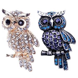 Épingle À Hibou En Strass Épingle À Revers Broche Animaux Décoration Broche Hibou Broche De Mode Chouette En Cristal Avec Strass Beauté Broche Pin Foulards Châle Clip (xuaesiy, neuf)