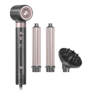 webeauty Double Tension 4in1 S&egrave;che Cheveux Nouvelle Mise &agrave; Jour,110,000 TR/Min, 30M/S,1400W Seche Cheveux Professionnel avec Boucleur Automatique,Diffuseur, 500 Millions d'ions N&eacute;gatifs Airstyler (RuiYang UK, neuf)