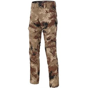 Uugood Pantalon Camouflage pour Homme, Pantalon Cargo Militaire Pantalon Tactique Pantalons de Combat pour Airsoft Chasse Paintball Randonn&eacute;e (HMSM, L) (Uugood, neuf)