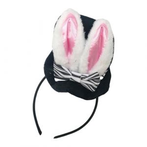 Serre-t&ecirc;te en peluche avec oreilles de lapins - Joli bandeau &agrave; cheveux en forme de champignon - Pour femmes et enfants - Pour un usage quotidien (FuTaYi, neuf)