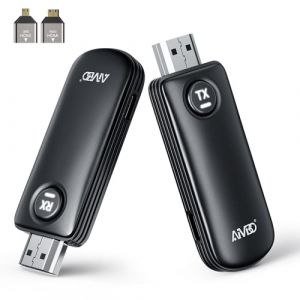 HDMI sans Fil d&eacute;codage 4K, Sortie 1080P, Signal stable longue port&eacute;e de 50m, 5G Transmetteur HDMI sans Fil pour Streaming Vid&eacute;o Audio File pour Ordinateur Portable/PC vers Un Moniteur/HD TV/Projecteur (ZHAOCHUANG, neuf)