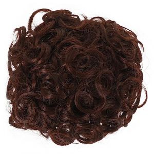 Beaupretty Sac À Cheveux En Fil De Fer Haute Température Chignon Bouclé Faux Chignon Chignon Décoiffé Faux Chignon Brosse À Chignon Ondulée Faux Chignon Bouclé Faux Chignon Décoiffé (KenuoL, neuf)
