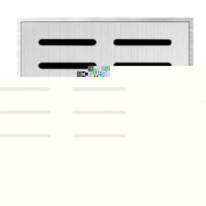 Couvercle de trou d'&eacute;gout encastr&eacute; en acier inoxydable pour &eacute;vacuation ext&eacute;rieure, pour all&eacute;es, parkings, rue, foss&eacute;, argent&eacute; (200 x 200 x 20 x 2 mm) (EasyByMall, neuf)