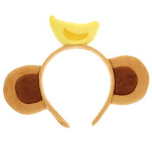 VALICLUD Bandeau banane en peluche singe bandeau en peluche cosplay Corne de brume costume de banane oreilles bandana headband bandeau d'oreille de singe pour la fête bandeau femme en tissu (Cedongh, neuf)