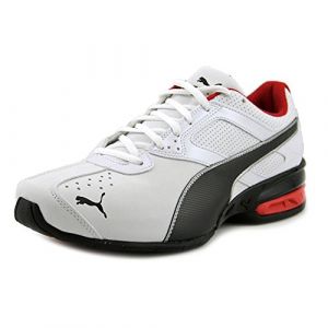 PUMA Homme Tazon 6 FM Baskets, Blanc Blanc Noir Puma Silver, 39.5 EU Large (The Idea for Life, neuf)