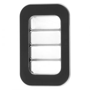 BETOOKY Bo&icirc;te de Rangement Magn&eacute;tique pour Palettes de Fards &agrave; Paupi&egrave;res Vides Petite Taille S Plastique et Fer 4 Godets Vides pour Fard &agrave; Joues &Eacute;tui Portable R&eacute;utilisable pour (kaoenkenen, neuf)