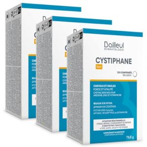 Bailleul | Cystiphane Fort | Complément alimentaire Cheveux & Ongles |Force & Vitalité | Résistance du cheveu | Chute de cheveux réactionnelle | Cystine – Vitamine B6| 120 comprimés (EasyPara, neuf)