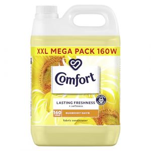 Comfort Après-shampoing Sunshiny Days avec technologie Stay Fresh pour 100 jours de fraîcheur + parfum* 160 lavages 4800 ml, lot de 1 (Flaviangel, neuf)