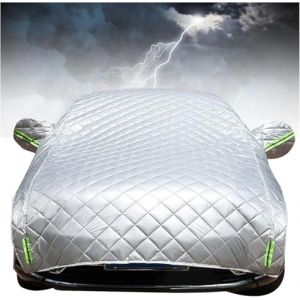 Bache Voiture Exterieur Anti Grele pour Fiat 500 2007-2025, Demi-Housse De Voiture &Eacute;paissie, Housse de Protection Imperm&eacute;able, Protection Tous Temps xih1ns (Xunyushanghang, neuf)