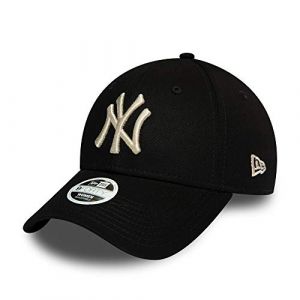 New Era New York Yankees MLB Casquette 9Forty Femme Chapeau réglable Noir (capspin, neuf)