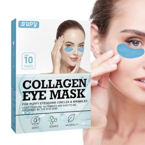 Fellflying Cache-yeux pour femmes, cache-yeux pour femmes | Coussinets de gel pour les yeux 10 paires de patchs pour les yeux,Eye Cover Skincare Gels hydratants pour les yeux pour femmes et hommes (kupadet, neuf)