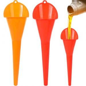 Entonnoir long Fin,Entonnoir de remplissage,entonnoir &agrave; carburant, 2 Pack Entonnoir long entonnoir &agrave; huile moteur &agrave; essence additif moto ferme agricole utilisation pratique,29CM (shenzhenshijinfuyuandianzishangwuyouxiangongsi, neuf)
