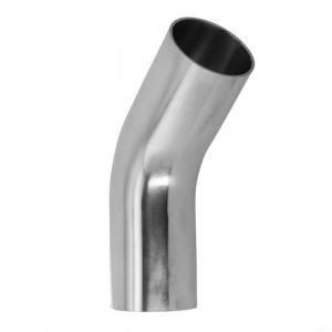 HpLive Coude d'&eacute;chappement en acier inoxydable 45&deg;, coude &agrave; 45&deg;, diam&egrave;tre 19-51 mm (42 mm) (Focuslifeshop-eu, neuf)