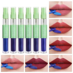 Holzsammlung 6 Couleurs Crayons à Lèvres Peel Off, Tasse Antiadhésive Brillant à Lèvres Nude Mat, Teinture à Lèvres Peel Off Hydratation Longue Durée Baume a Levre Teinté, Gloss Repulpant (FlyFlyAMallEU, neuf)