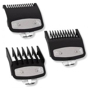 OUDQFCJ Lot de 3 Peignes Tondeuse Sabot de Guidage,Tondeuse à Cheveux Limite Peigne,Peignes pour Sabot Cheveux pour Wahl,Housse de Protection pour Tondeuse à Cheveux (Mapico, neuf)