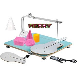 VEVOR KD6 Machine D&eacute;coupe Polystyr&egrave;ne 20CM D&eacute;coupeuse de Mousse Mousse D&eacute;coupeuse Fil Chaud Coupe Coupe-Mousse Coupe Temp&eacute;rature Alliage KT Plaque Bande (VEVOR Direct Store FR, neuf)