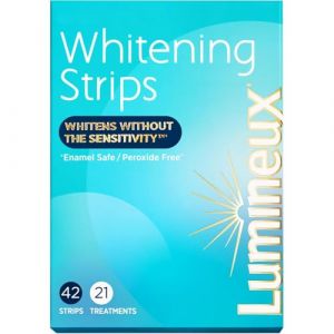 Lumineux Bandes Blanchiment Dentaire - 21 Traitements - Sans Peroxyde - Préserve L'émail Pour Des Dents Plus Blanches - Blanchiment Des Dents Sans Sensibilité - Formulé par des Dentistes - Non Toxique (EMARQT, neuf)