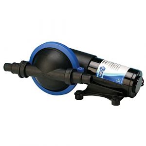 Jabsco 50880-1100 Marine Drain de Douche sans Filtre/Pompe de cale, 3,7 GPM, connexions 1,9 cm, 24 V, 5 A, Noir (COTE BATEAU, neuf)