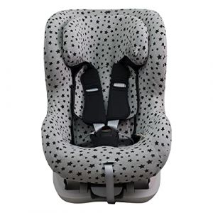 JYOKO KIDS Housse pour siège auto bébé en coton compatible avec Romer King II, Trifix (Black Star) (JYOKO, neuf)
